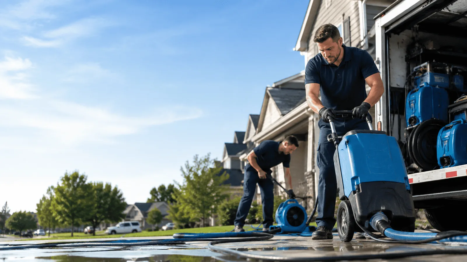Dehumidification being performed in Hollidaysburg, PA